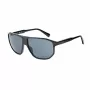 Guess Vīriešu Saulesbrilles GF00010-6101A - Spīdīgs Melns Acetāta Rāmis, Dūmu Lēcas, UV400 Aizsardzība