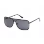 GUESS vīriešu saulesbrilles GO00053-0001A taisnstūra melns rāmis dūmu lēcas 57mm
