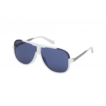 Guess Vīriešu Saulesbrilles GO00060-6421V Havana Taisnstūra Acetāts 64/12/140 mm