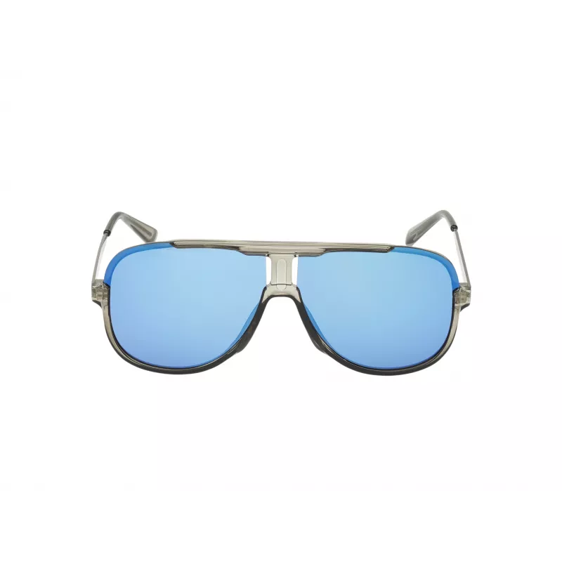 Guess vīriešu saulesbrilles GO00060-6490C Taisnstūra melns rāmis pelēkas lēcas 64/12/140 mm