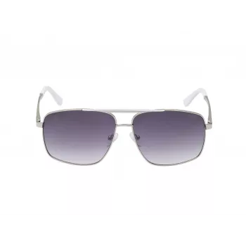 GUESS vīriešu saulesbrilles GO00063-5910B Havana kvadrātveida rāmis brūnas lēcas 59mm