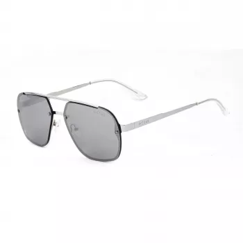 Guess vīriešu saulesbrilles GO00065-6010C melns rāmis pelēkas lēcas 60mm