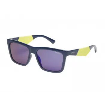GUESS Vīriešu saulesbrilles GO00067-5690C Havana Brūns Taisnstūra Acetāta Rāmis UV400