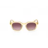 GUESS Vīriešu Saulesbrilles GU00063-5039F Havana Acetāta Kvadrātveida Rāmis Brūnas Lēcas 50mm