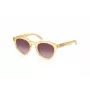 GUESS Vīriešu Saulesbrilles GU00063-5039F Havana Acetāta Kvadrātveida Rāmis Brūnas Lēcas 50mm