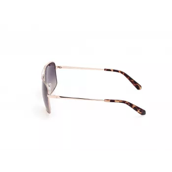 GUESS Vīriešu saulesbrilles GU00167-6032W Melns rāmis Pelēkas lēcas 60/14/140 mm