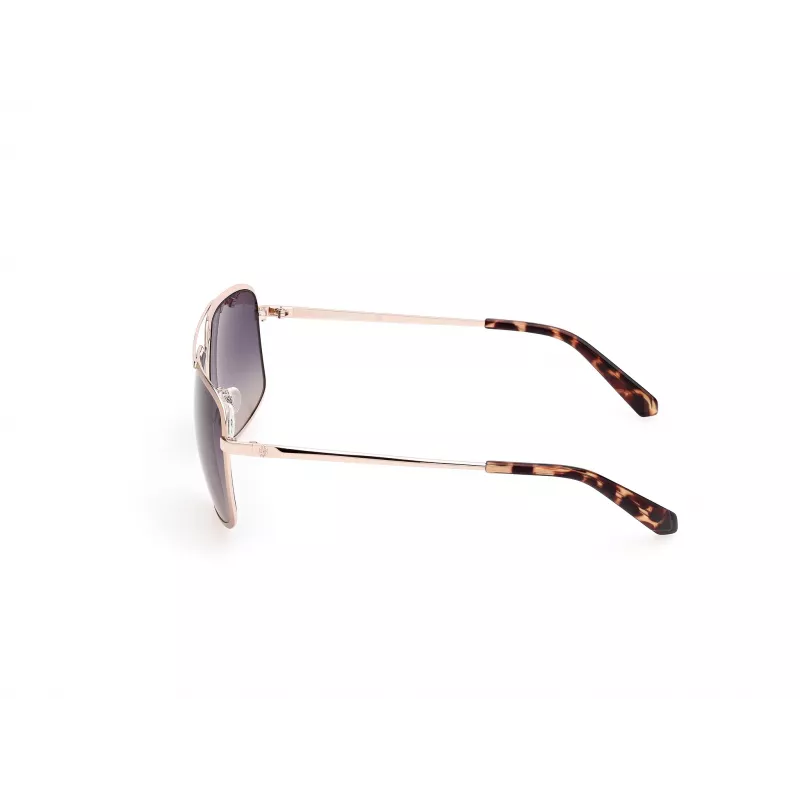 GUESS Vīriešu saulesbrilles GU00167-6032W Melns rāmis Pelēkas lēcas 60/14/140 mm