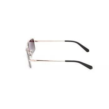 GUESS Vīriešu saulesbrilles GU00168-5897P Melnas Taisnstūra Polarizētas 58mm