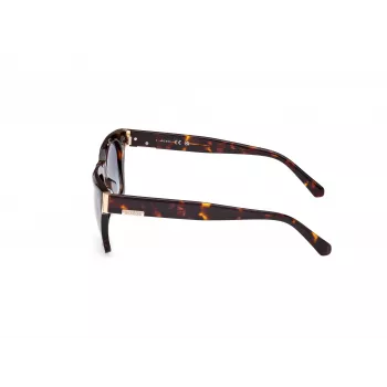 GUESS Vīriešu saulesbrilles GU00172-5352W Havana kvadrātveida rāmis UV400