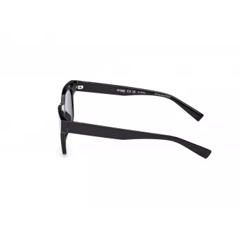 GUESS Vīriešu saulesbrilles GU8265-5301V Melns Acetāts Taisnstūra Pilna Mala 53/19/150 mm