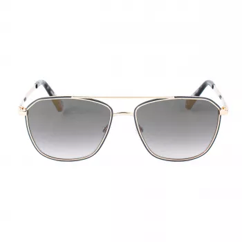 GUESS Saulesbrilles GU00147-5633C Havana/Brūnas Kvadrātveida Acetāts Vīriešiem