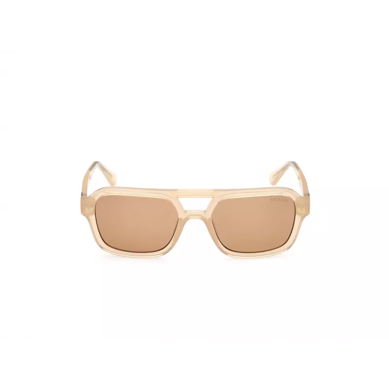 GUESS Unisex saulesbrilles GU82595357E Havana/Bruņurupuča rāmis Brūnas gradienta lēcas 53/19/145 mm