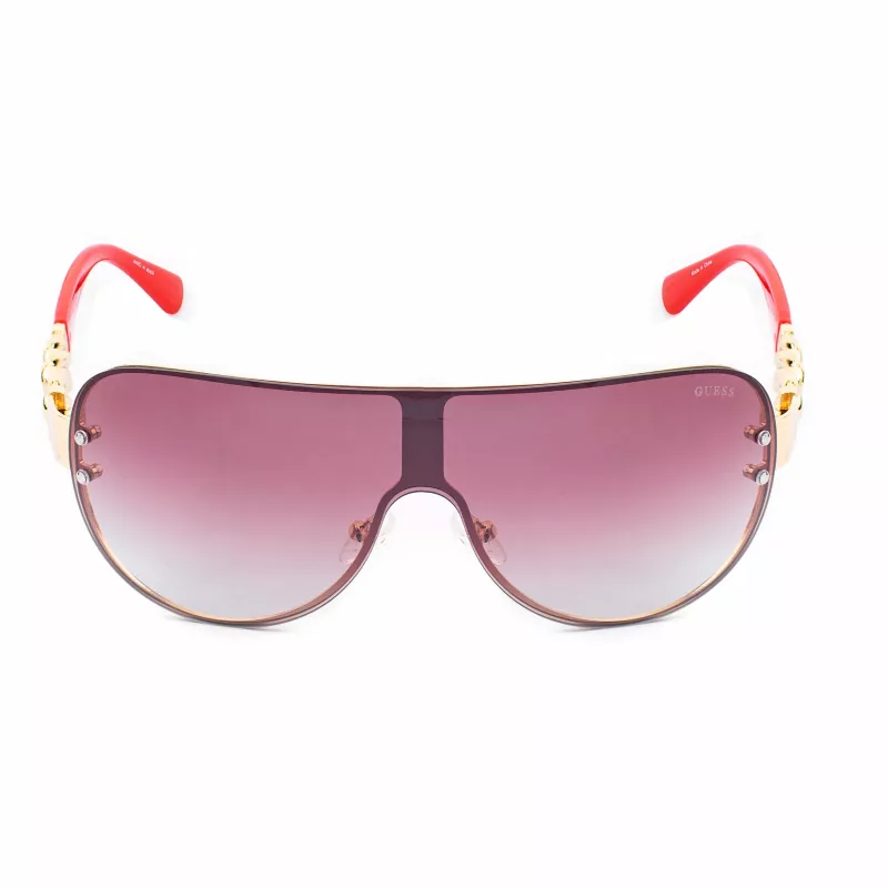 GUESS Sieviešu Aviator Saulesbrilles GO00037-0032G Zelts Rāmis Brūns Gradienta Lēcas 56mm
