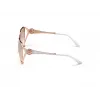 GUESS Sieviešu Butterfly Cat Eye Saulesbrilles GU7626-5828U Havana/Brūns Gradients 58mm
