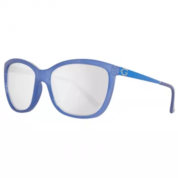 GUESS Sieviešu tauriņveida saulesbrilles GU7444-5884C Havana Brūns Bruņurupuča acetāta rāmis Brūnas gradienta lēcas 58mm