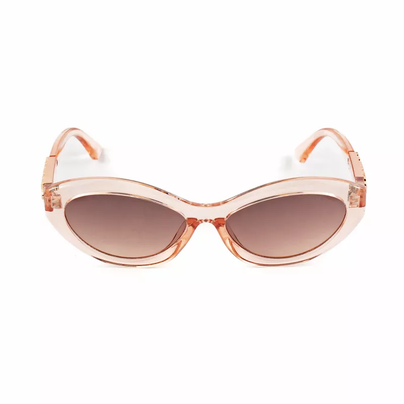 GUESS Sieviešu kaķacs formas saulesbrilles GO00070-5572F Havana/Brūna
