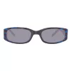 GUESS Sieviešu kaķacs formas saulesbrilles GU7435-5192A Spīdīgi melnas gradienta dūmakas 51mm