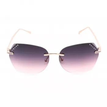 GUESS sieviešu GF0384-28T brūnas bruņurupuča tauriņa saulesbrilles, brūnas gradienta lēcas, 61mm