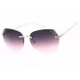 GUESS sieviešu GF0384-28T brūnas bruņurupuča tauriņa saulesbrilles, brūnas gradienta lēcas, 61mm