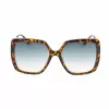 GUESS Women's GF6185-5752P Cat Eye Saulesbrilles - Havana/Tortoise - Polarizētas Brūnas Lēcas - 57/18/140 mm