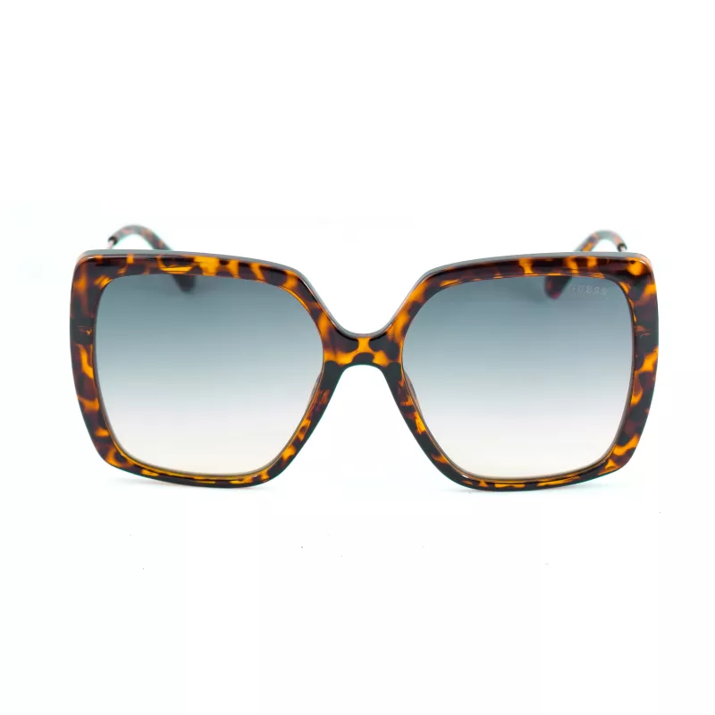 GUESS Women's GF6185-5752P Cat Eye Saulesbrilles - Havana/Tortoise - Polarizētas Brūnas Lēcas - 57/18/140 mm