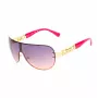 GUESS Women's GO00037-0032U Cat Eye Sunglasses - Black Frame, Grey Gradient Lens, UV400
