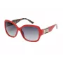 GUESS Women's GO00043-5866B Cat Eye Sunglasses - Melns rāmis, pelēki gradienta lēcas 58mm