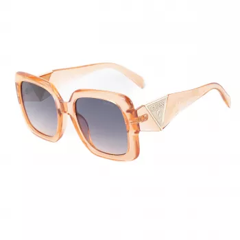 GUESS Women's GO00046-5545W Cat Eye Sunglasses Havana Brown Gradient 55mm
