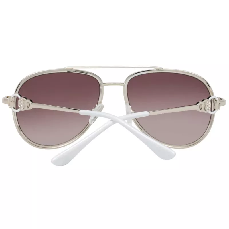 GUESS Sieviešu saulesbrilles GF034432F56 - Modes rāmis, UV400 aizsardzība, 56 mm lēcas