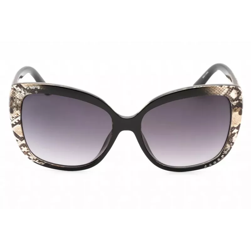 GUESS Sieviešu saulesbrilles GF0383-05B Butterfly Cat-Eye Melnas Gradient Dūmu 57mm