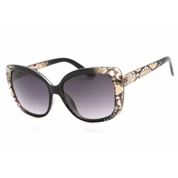 GUESS Sieviešu saulesbrilles GF0383-05B Butterfly Cat-Eye Melnas Gradient Dūmu 57mm