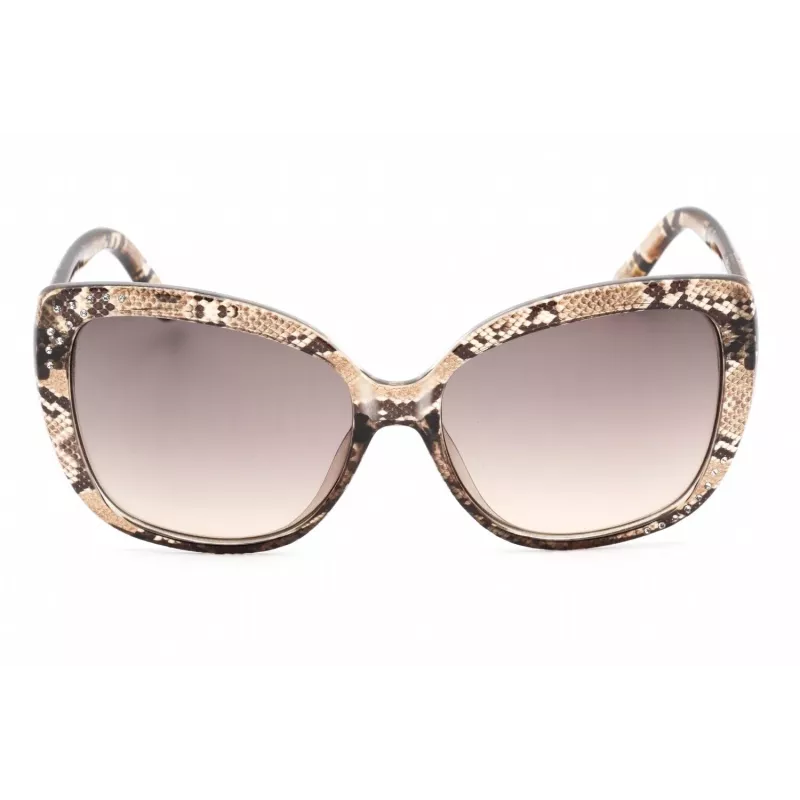 GUESS Sieviešu saulesbrilles GF0383-45F Butterfly Havana Acetate 57mm
