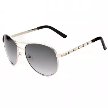 Guess sieviešu saulesbrilles GF0408-6132B Havana kvadrātveida rāmis Brūnas gradienta lēcas 61mm