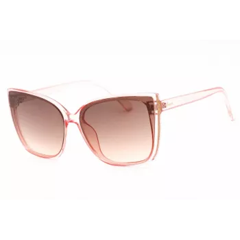 GUESS Sieviešu saulesbrilles GF0412-72F Tauriņveida acetāta rāmis, dūmu gradienta lēcas