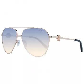 Guess Sieviešu Saulesbrilles GF6140-32W Zelts/Brūns Tauriņš 62mm