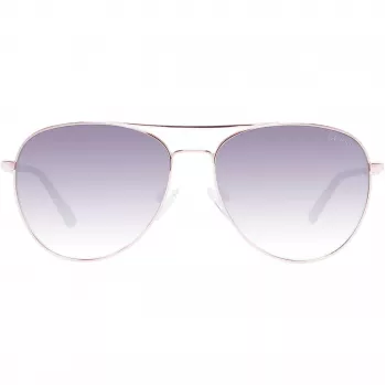 GUESS Sieviešu Saulesbrilles GF6143-28B Brūns Havana Tauriņa Rāmis 59mm