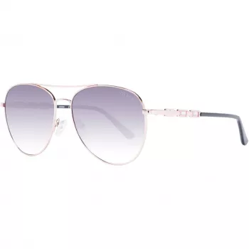 GUESS Sieviešu Saulesbrilles GF6143-28B Brūns Havana Tauriņa Rāmis 59mm