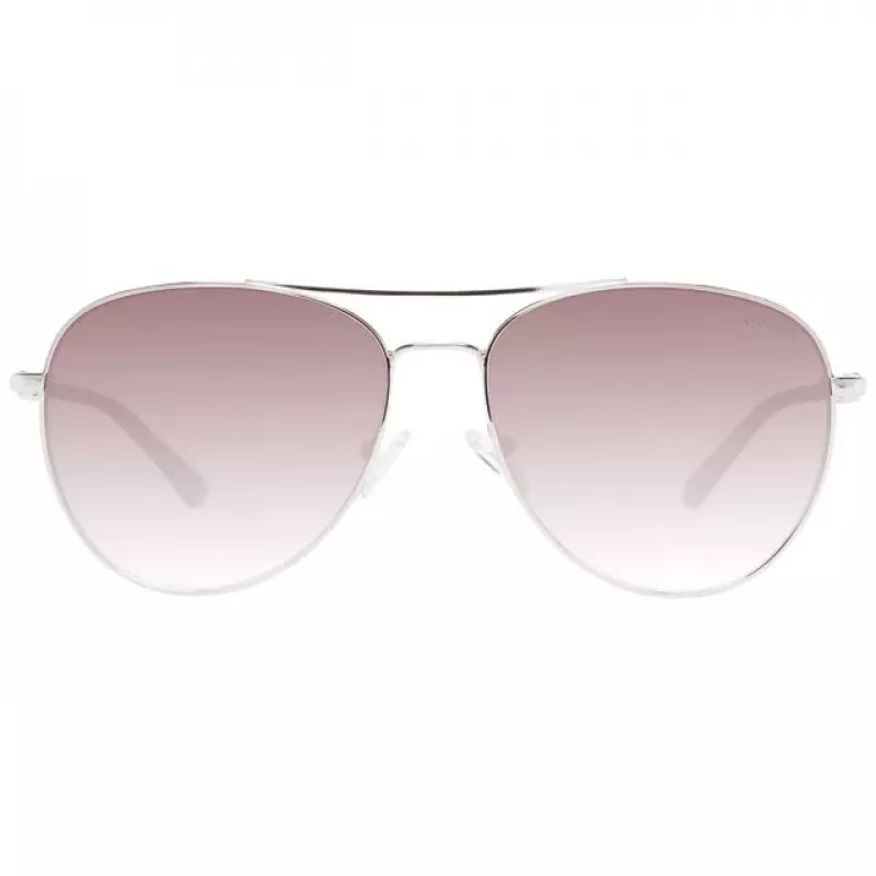 GUESS Sieviešu saulesbrilles GF6143-32F Havana tauriņa rāmis Brūnas gradienta lēcas 59mm