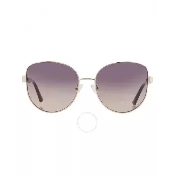 GUESS Sieviešu saulesbrilles GF6172-5932B Havana Brūns gradients Tauriņš