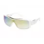 GUESS Sieviešu saulesbrilles GO00035-0021U Spīdīgs melns rāmis Dūmu pelēkas lēcas Kvadrātveida pilna apmale UV400