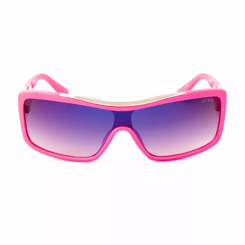 GUESS Sieviešu saulesbrilles GO00035-0072B Butterfly Cat Eye Spīdīgi melnas Dūmu gradients 55mm