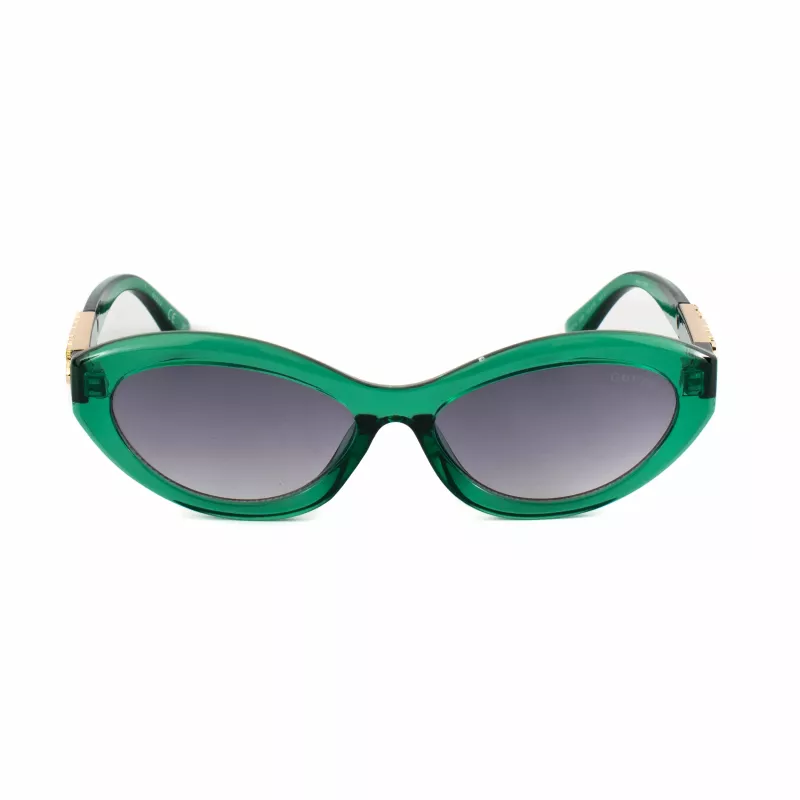 GUESS Sieviešu saulesbrilles GO00070-5593B Melns kvadrātveida rāmis Pelēkas gradienta lēcas 55mm