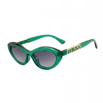 GUESS Sieviešu saulesbrilles GO00070-5593B Melns kvadrātveida rāmis Pelēkas gradienta lēcas 55mm