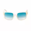 GUESS Sieviešu saulesbrilles GU00097-5325P - Spīdīgs melns rāmis, dūmu gradienta polarizētas lēcas, 53 mm