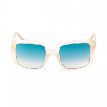 GUESS Sieviešu saulesbrilles GU00097-5325P - Spīdīgs melns rāmis, dūmu gradienta polarizētas lēcas, 53 mm