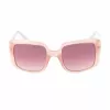 GUESS Sieviešu saulesbrilles GU00097-5357F Kvadrātveida Spīdīgi Melnas Gradienta Dūmu 53mm