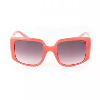 GUESS Sieviešu saulesbrilles GU00097-5372F - Spīdīgs melns rāmis, gradienta dūmu lēcas, 53 mm