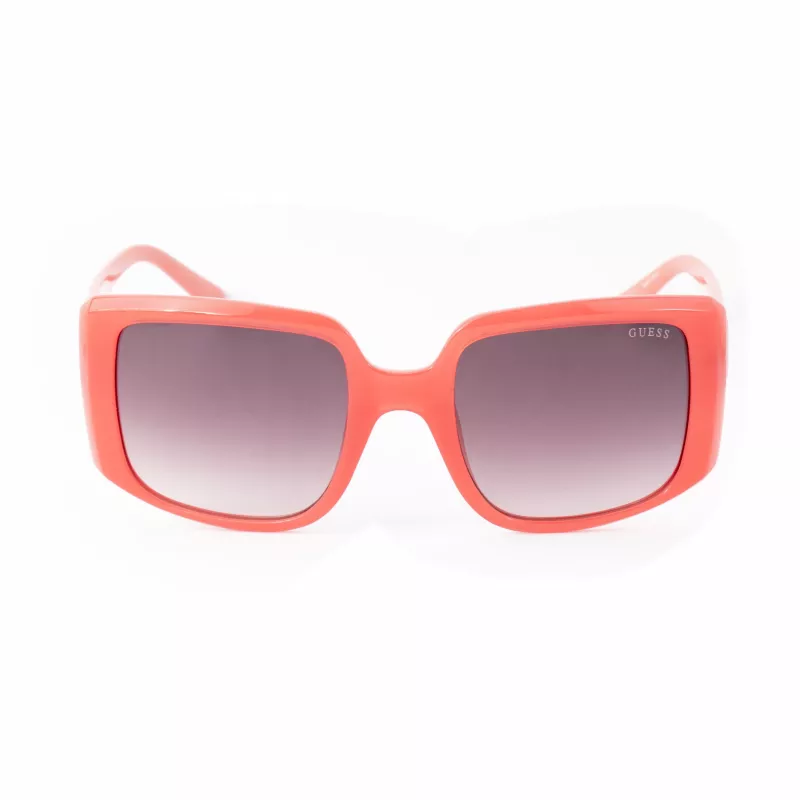 GUESS Sieviešu saulesbrilles GU00097-5372F - Spīdīgs melns rāmis, gradienta dūmu lēcas, 53 mm