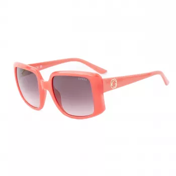 GUESS Sieviešu saulesbrilles GU00097-5372F - Spīdīgs melns rāmis, gradienta dūmu lēcas, 53 mm
