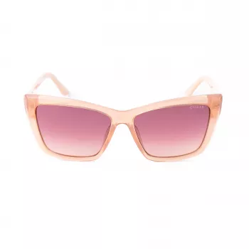 GUESS Sieviešu saulesbrilles GU00098-5557F Havana Acetāta Kvadrātveida Rāmis Brūnas Gradienta Lēcas 55/14/135 mm